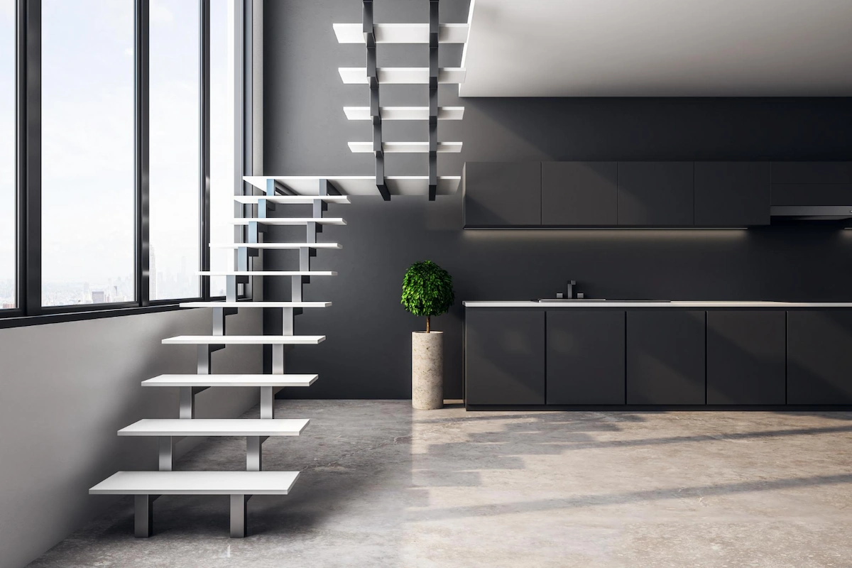 Dapur Bawah Tangga Monokrom